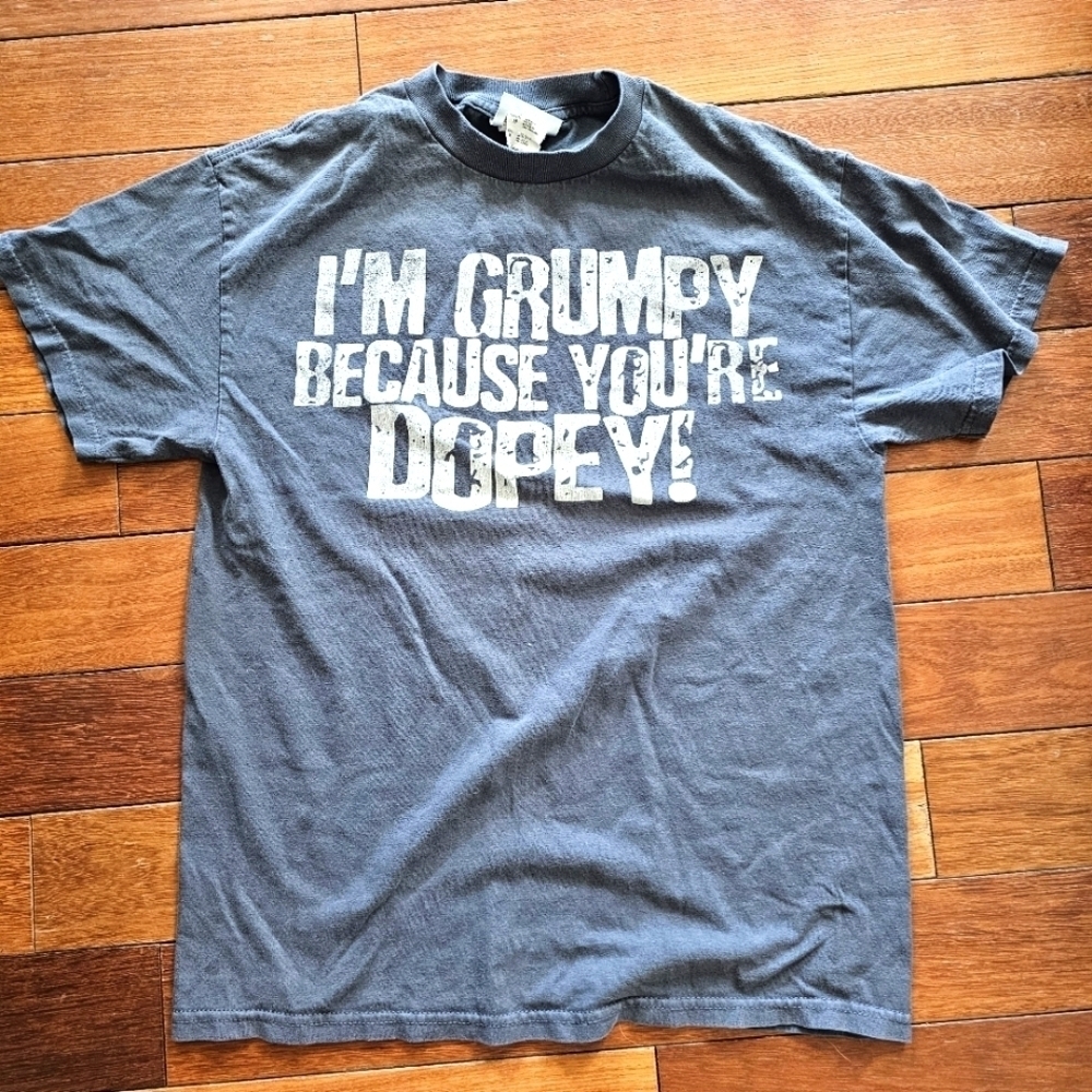 I'm Grumpy Because You're Dopey Disney Tshirt